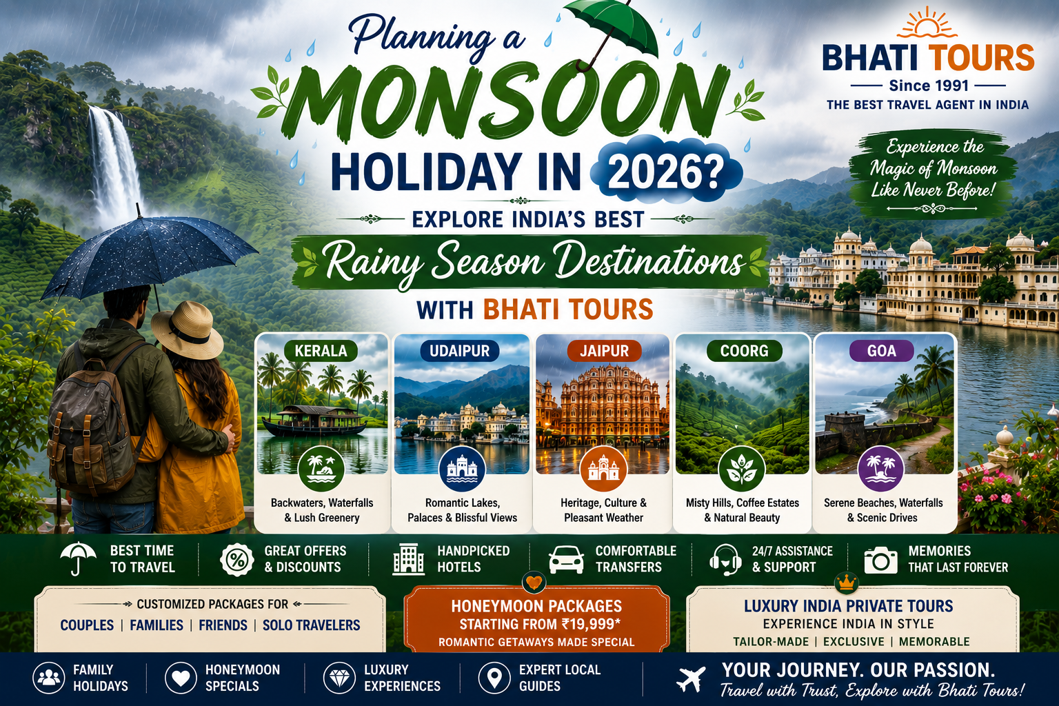Best Rainy Season Destinations